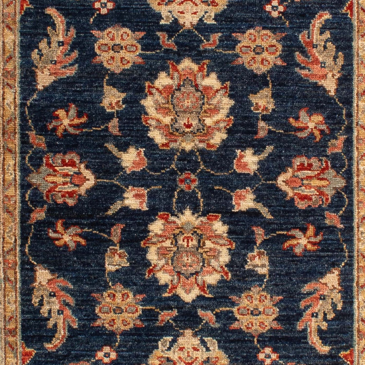 Tapis Ziegler - 122 x 83 cm - bleu foncé