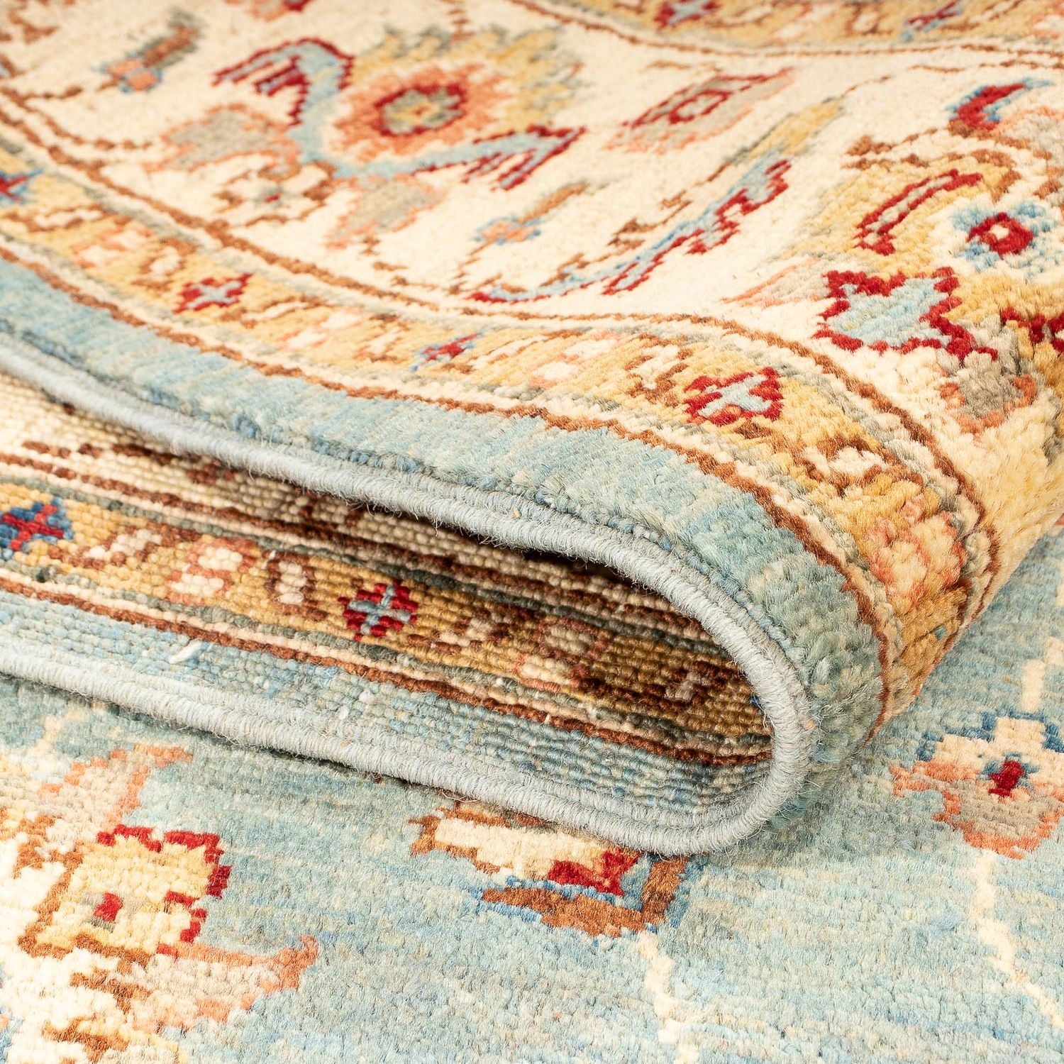 Tapis Ziegler - 161 x 103 cm - bleu clair