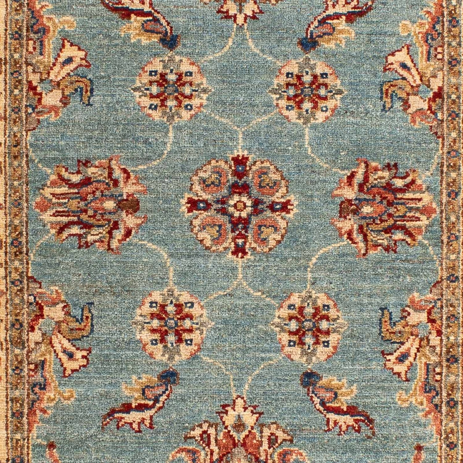 Tapis Ziegler - 127 x 80 cm - bleu clair