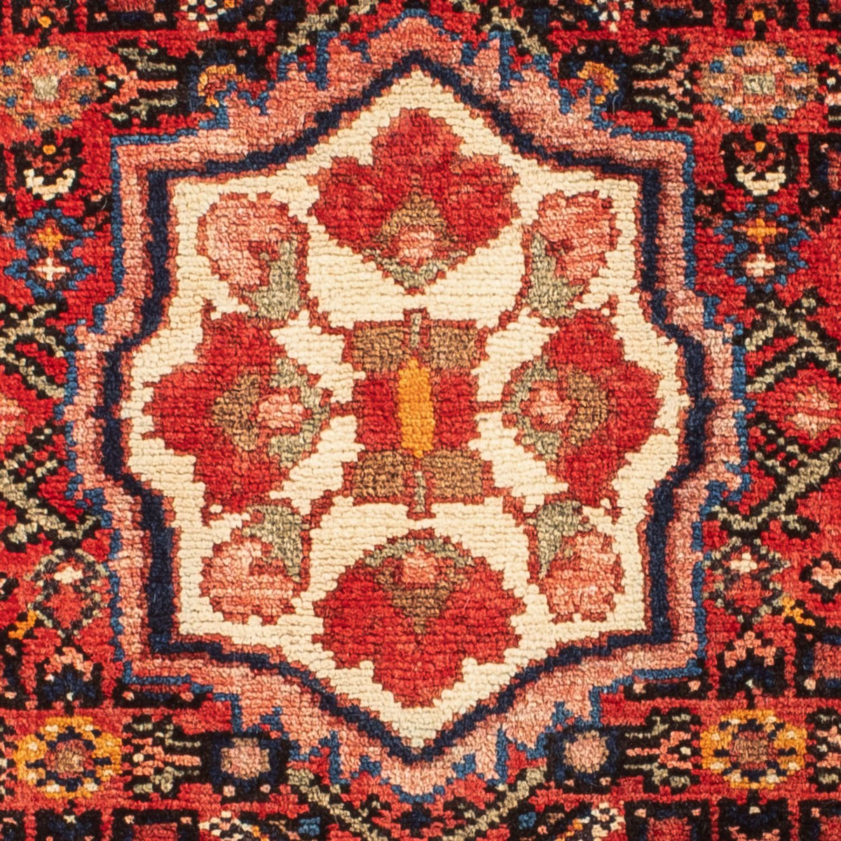 Tapis persan - Nomadic - 98 x 64 cm - rouge foncé