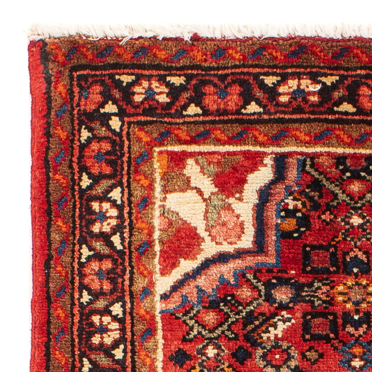 Tapis persan - Nomadic - 98 x 64 cm - rouge foncé