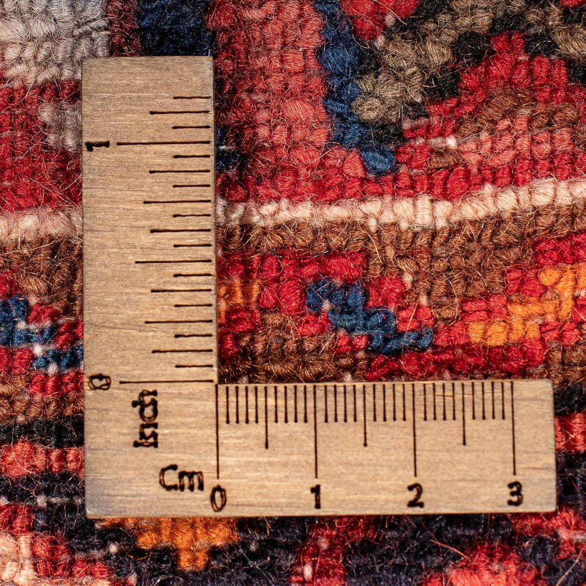 Tapis persan - Nomadic - 98 x 64 cm - rouge foncé