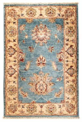 Tapis Ziegler - 96 x 64 cm - bleu clair