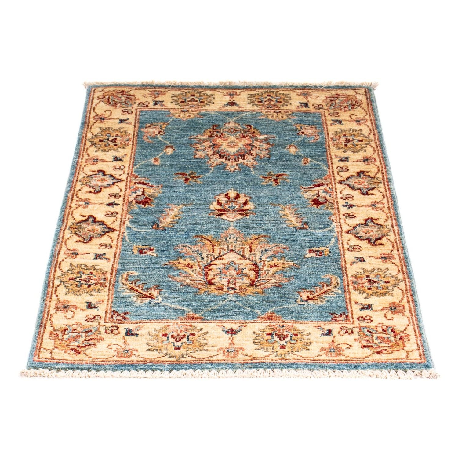 Tapis Ziegler - 96 x 64 cm - bleu clair