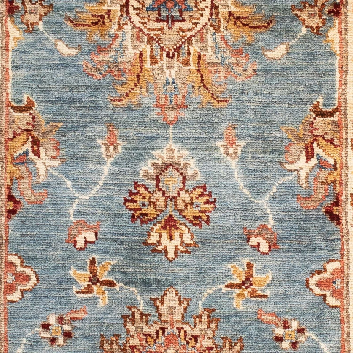 Tapis Ziegler - 95 x 60 cm - bleu clair