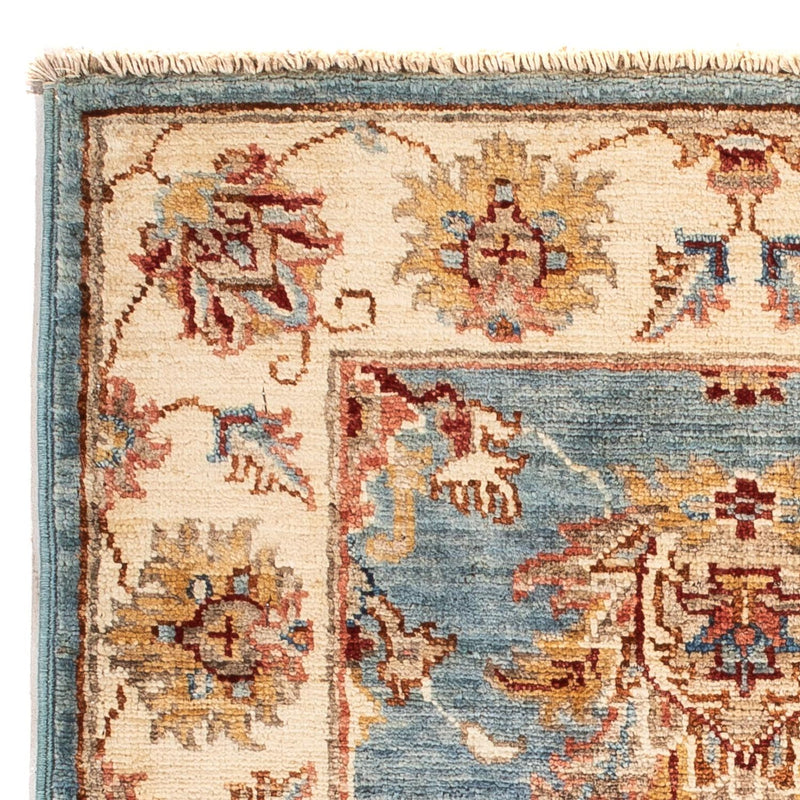 Tapis Ziegler - 95 x 60 cm - bleu clair