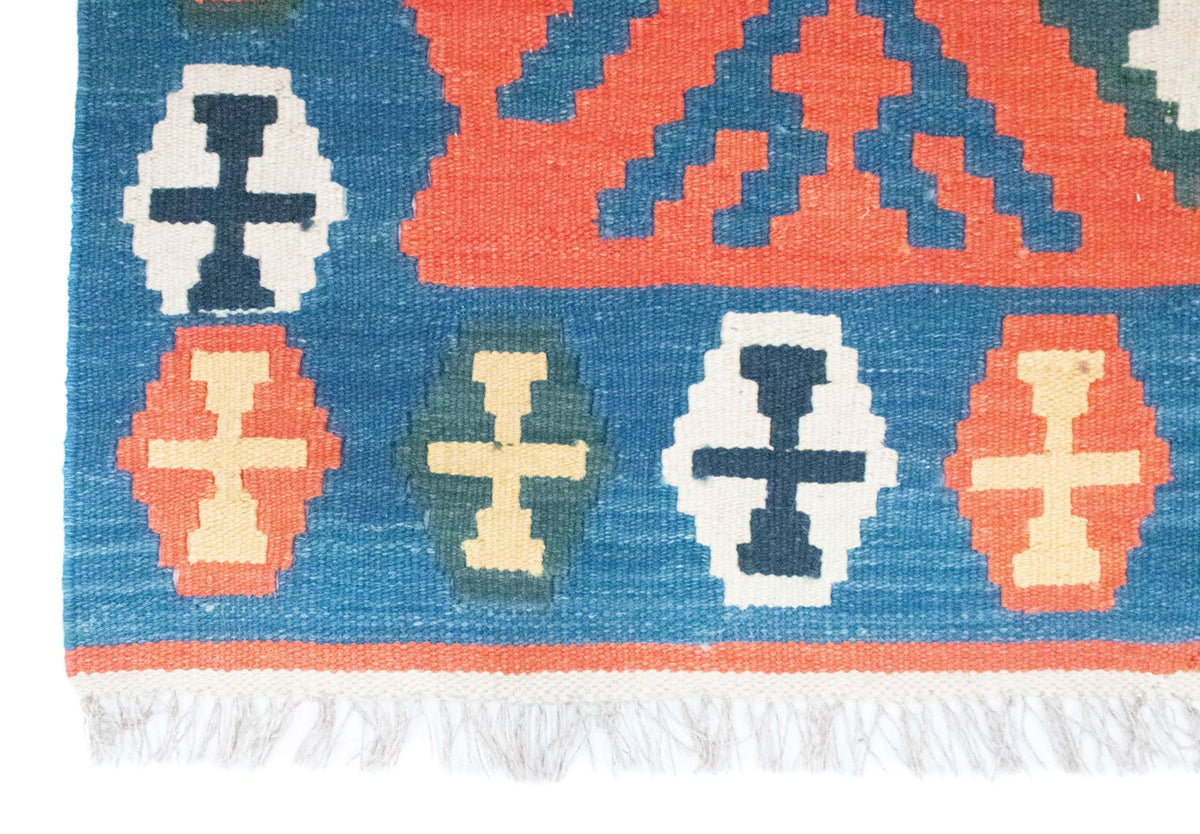 Tapis Kelim - Oriental - 181 x 126 cm - orange