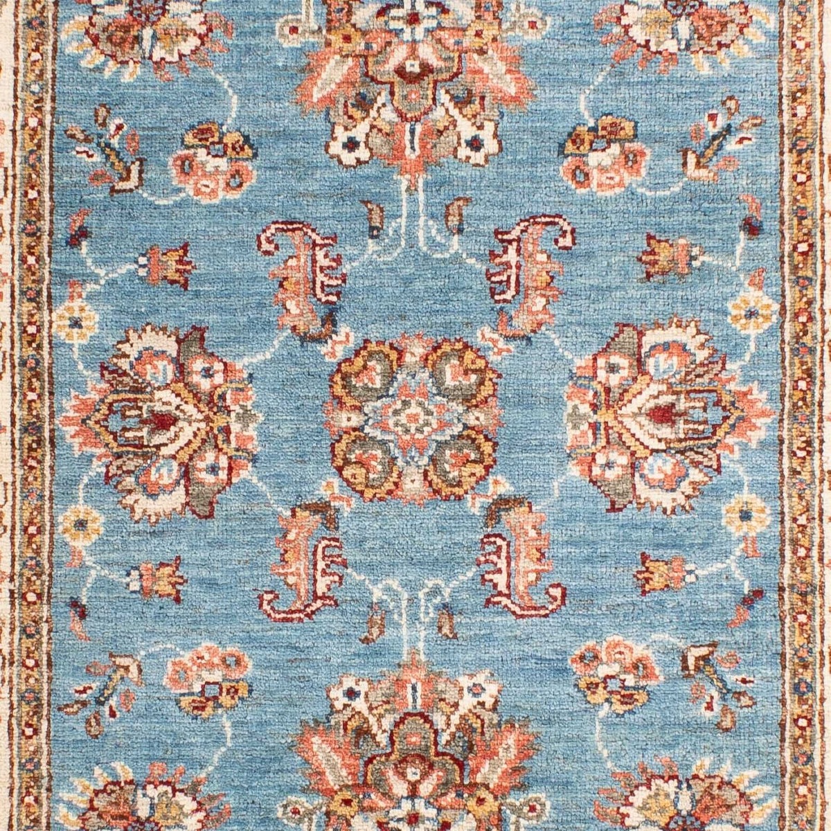 Tapis Ziegler - 122 x 86 cm - bleu clair