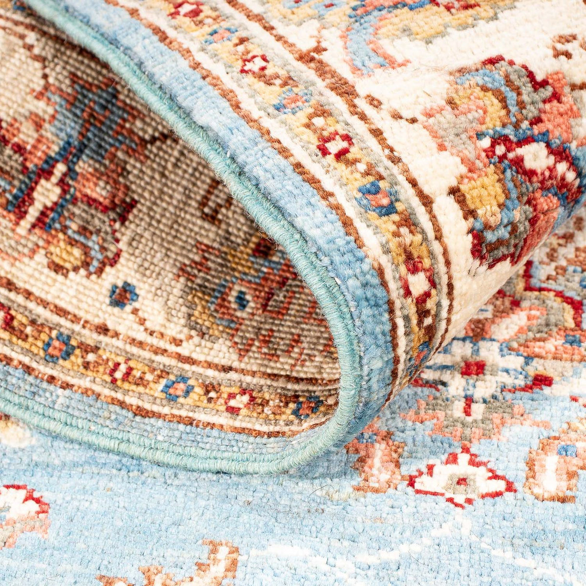 Tapis Ziegler - 122 x 86 cm - bleu clair