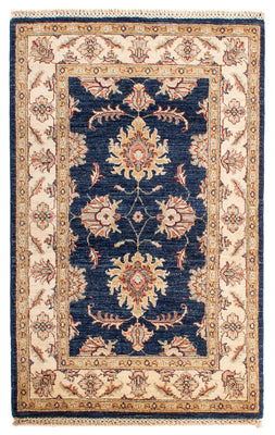 Tapis Ziegler - 123 x 79 cm - bleu foncé