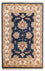 Tapis Ziegler - 123 x 79 cm - bleu foncé