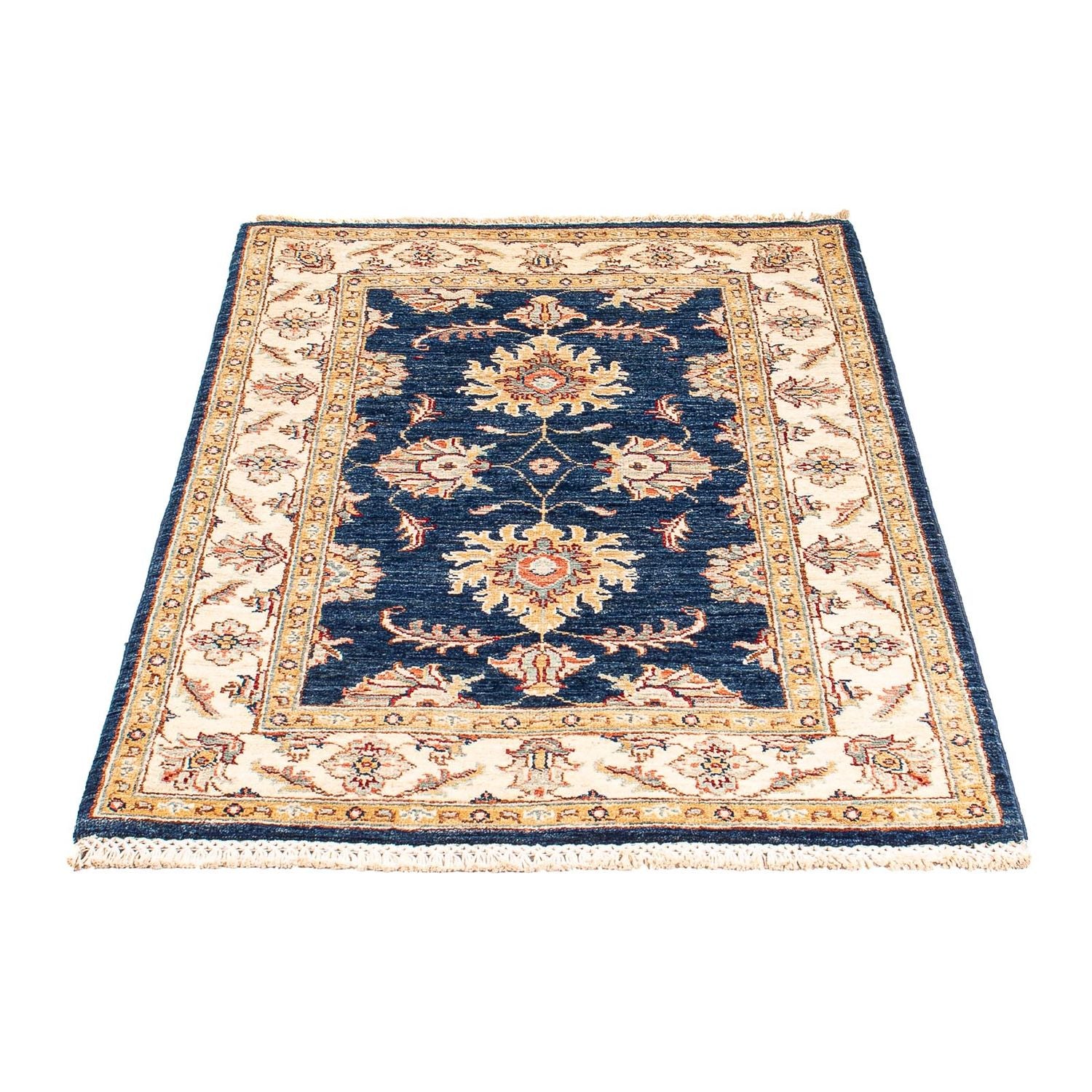 Tapis Ziegler - 123 x 79 cm - bleu foncé