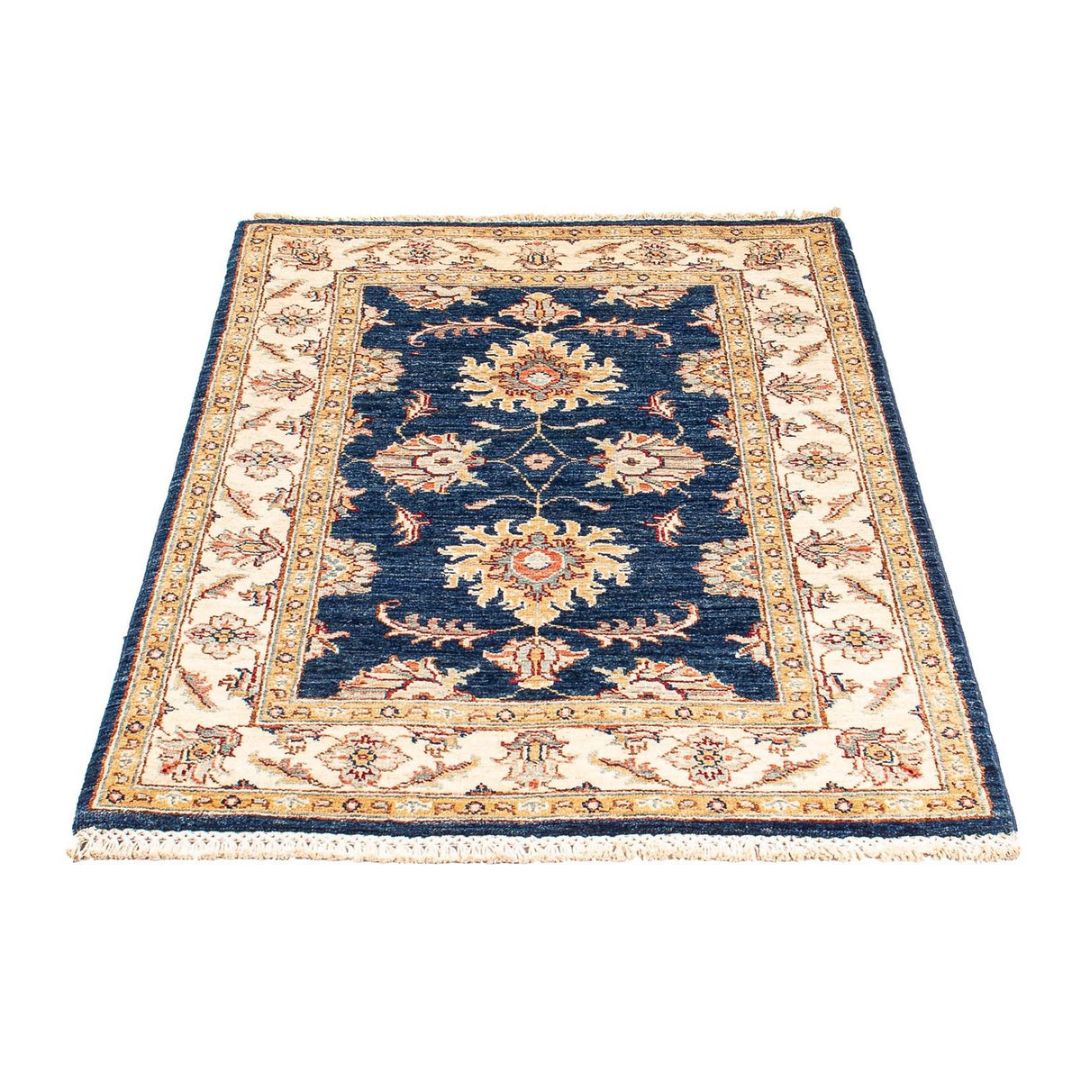 Tapis Ziegler - 123 x 79 cm - bleu foncé