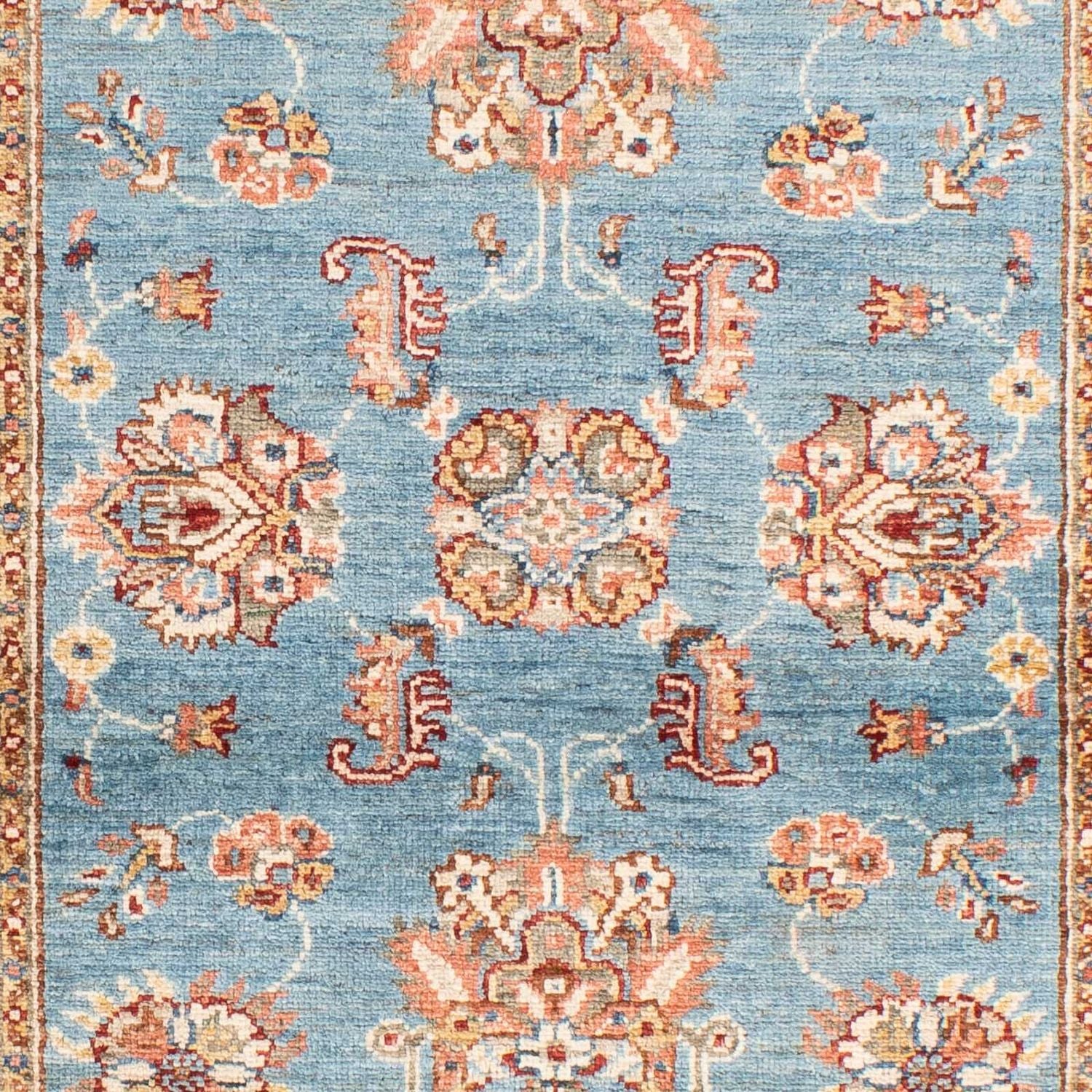 Tapis Ziegler - 122 x 84 cm - bleu clair