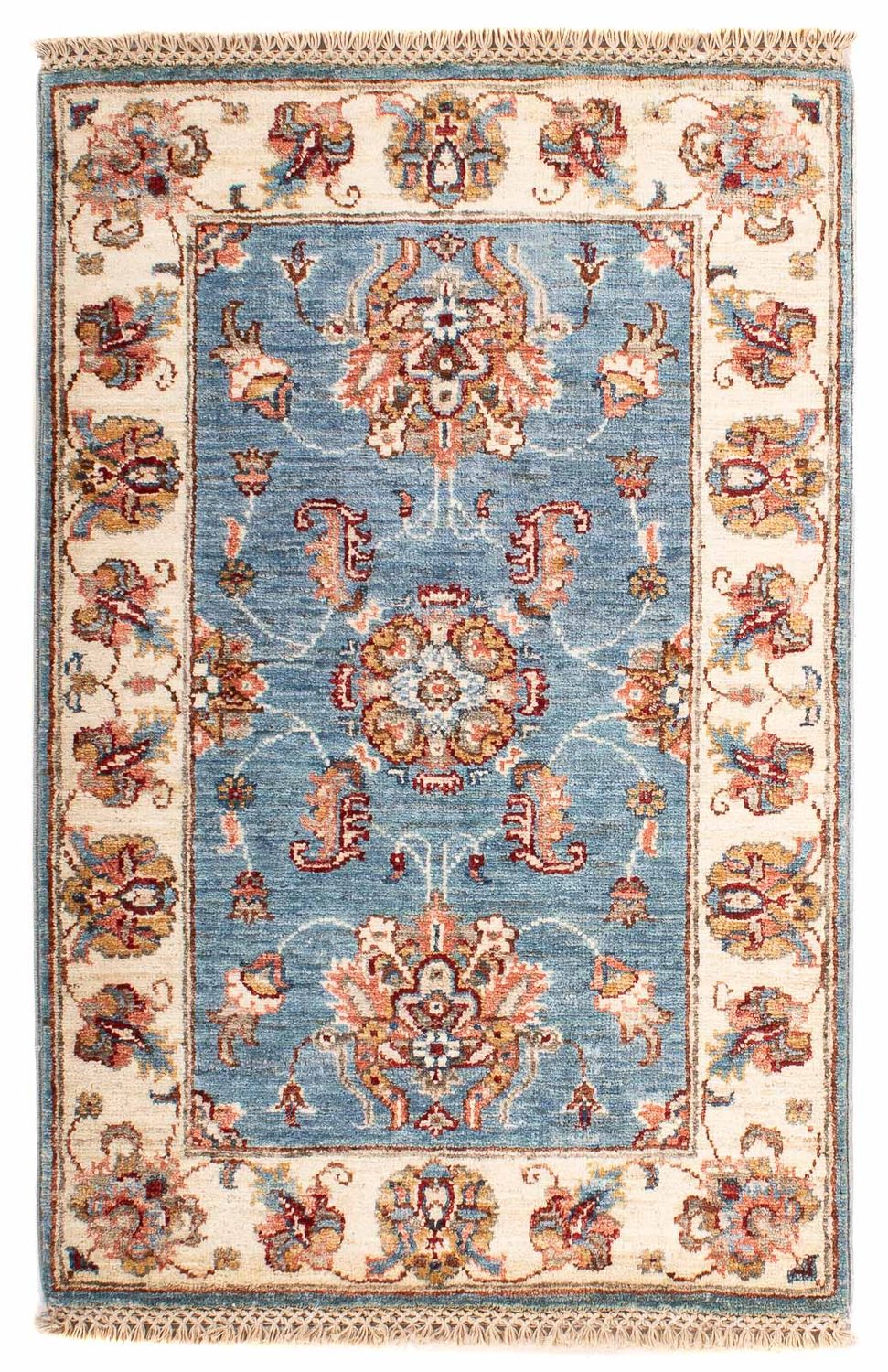 Tapis Ziegler - 98 x 61 cm - bleu clair