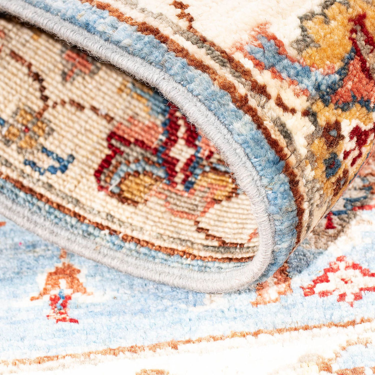 Tapis Ziegler - 98 x 61 cm - bleu clair