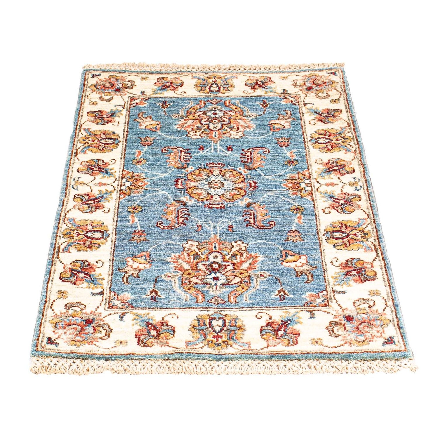Tapis Ziegler - 98 x 61 cm - bleu clair