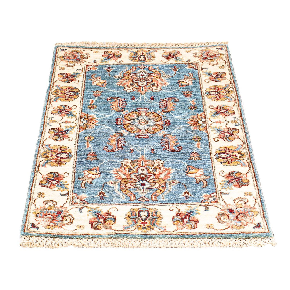 Tapis Ziegler - 98 x 61 cm - bleu clair