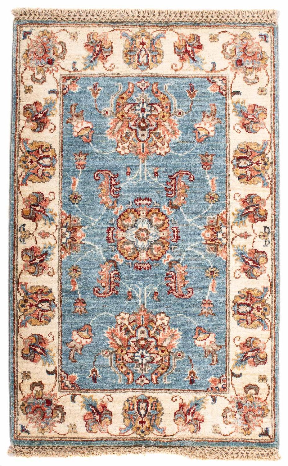 Tapis Ziegler - 92 x 61 cm - bleu clair