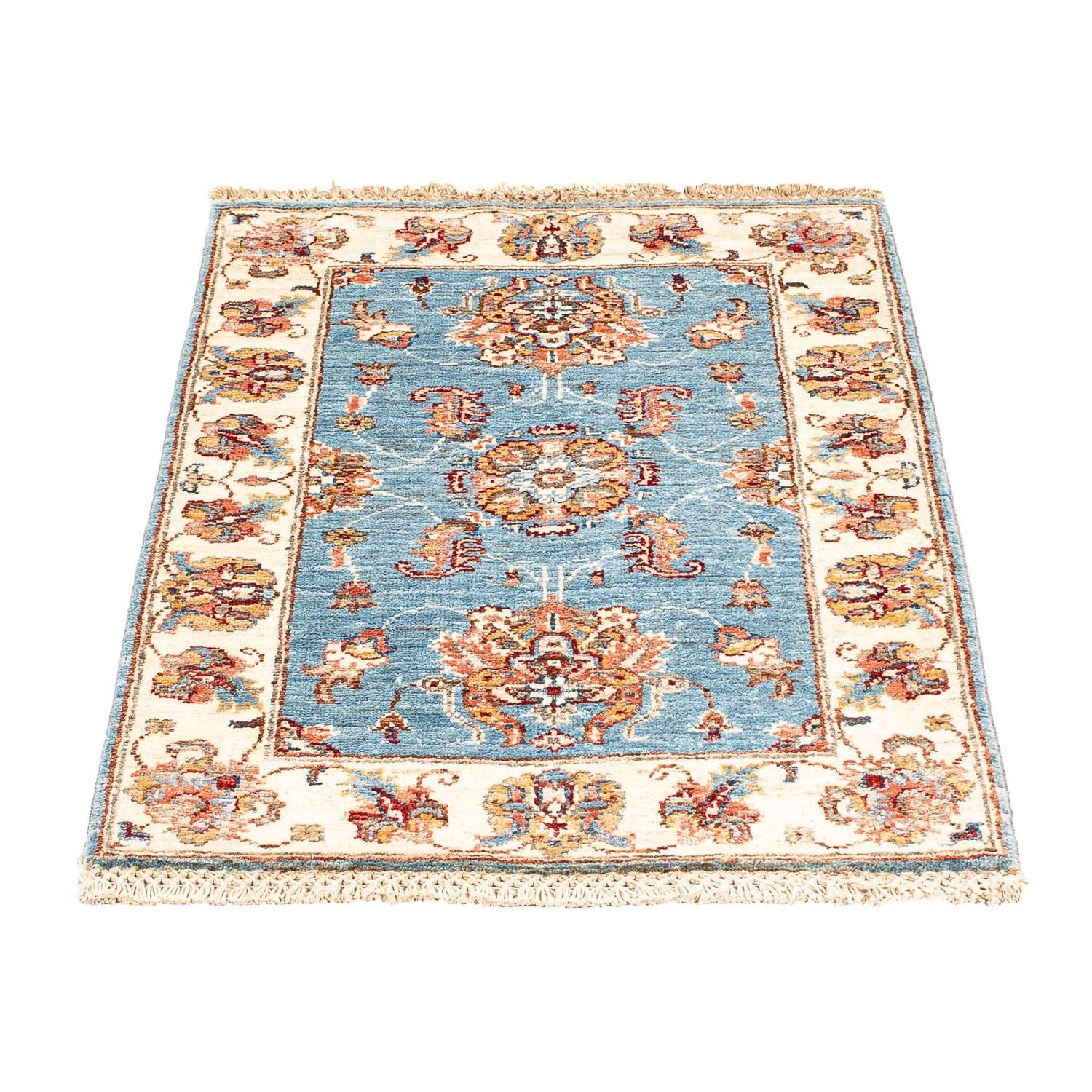 Tapis Ziegler - 92 x 61 cm - bleu clair