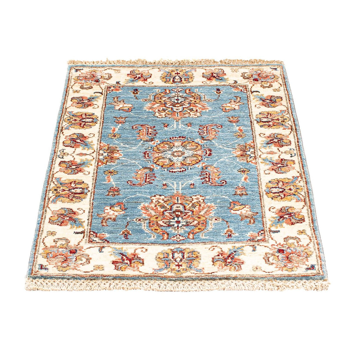 Tapis Ziegler - 92 x 61 cm - bleu clair