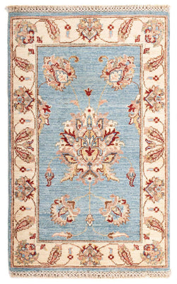 Tapis Ziegler - 102 x 61 cm - bleu clair