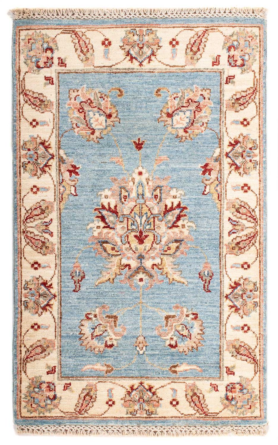 Tapis Ziegler - 102 x 61 cm - bleu clair