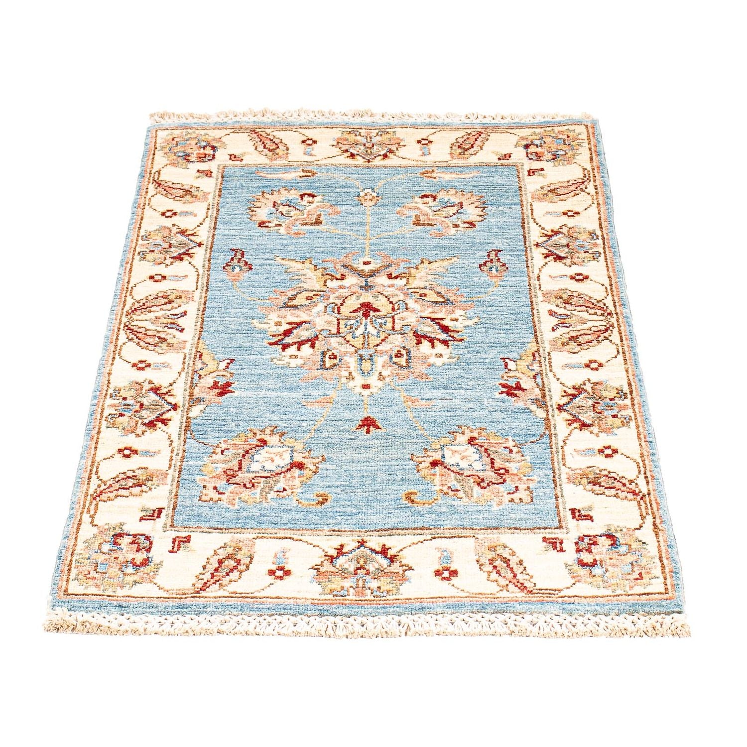 Tapis Ziegler - 102 x 61 cm - bleu clair
