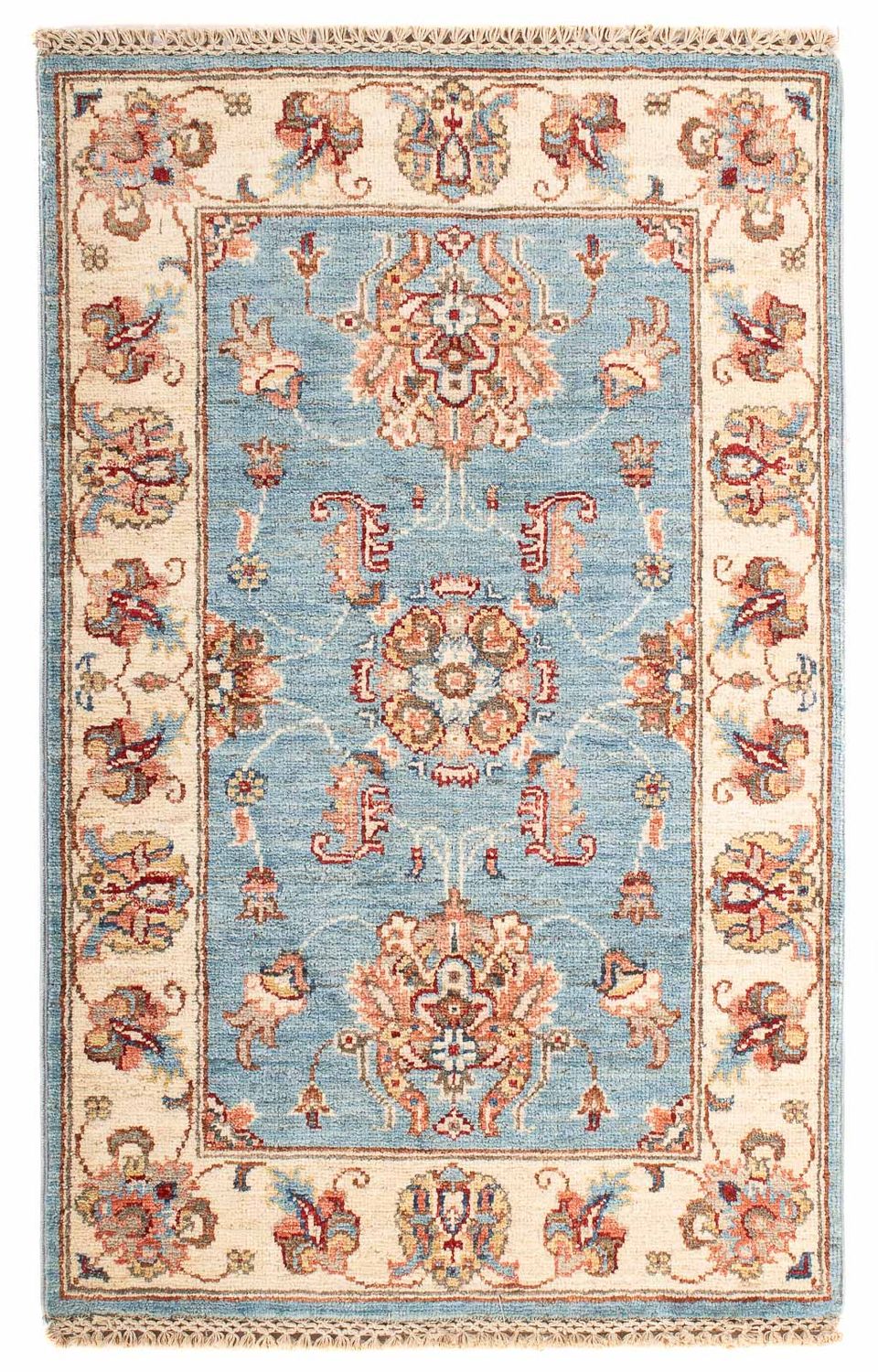 Tapis Ziegler - 100 x 61 cm - bleu clair
