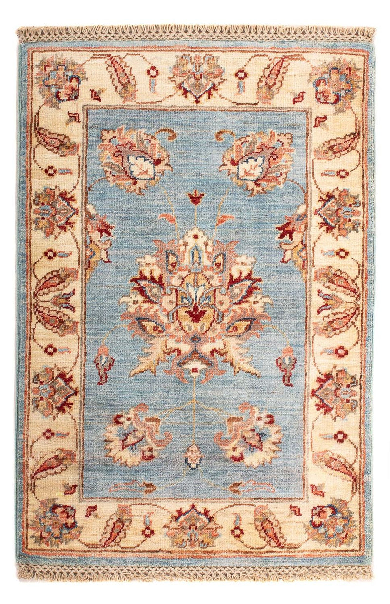 Tapis Ziegler - 92 x 63 cm - bleu clair