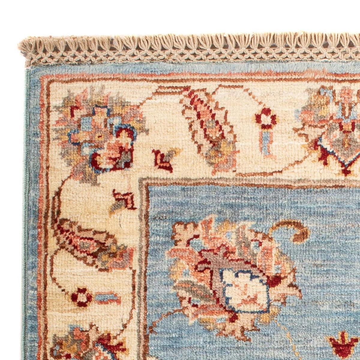 Tapis Ziegler - 92 x 63 cm - bleu clair