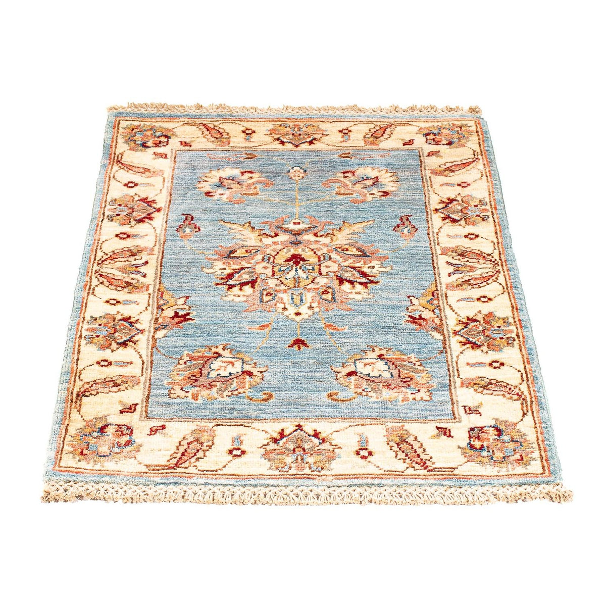 Tapis Ziegler - 92 x 63 cm - bleu clair