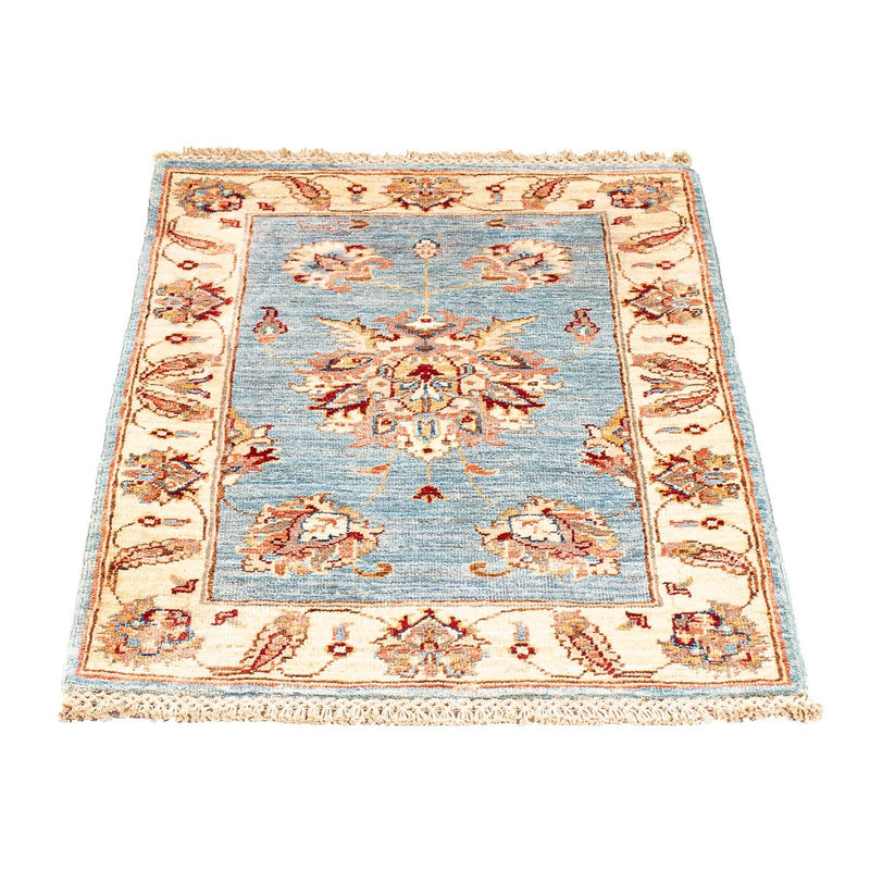Tapis Ziegler - 92 x 63 cm - bleu clair