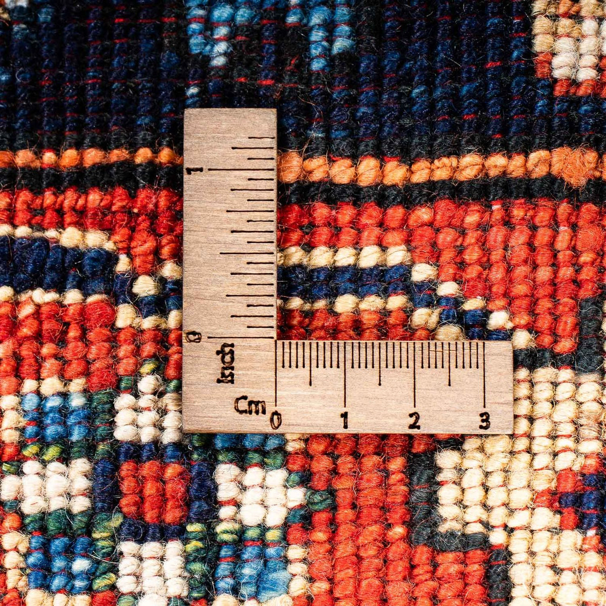 Tapis afghan - 195 x 150 cm - rouge