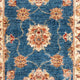Tapis de couloir Tapis Ziegler - 184 x 64 cm - bleu foncé