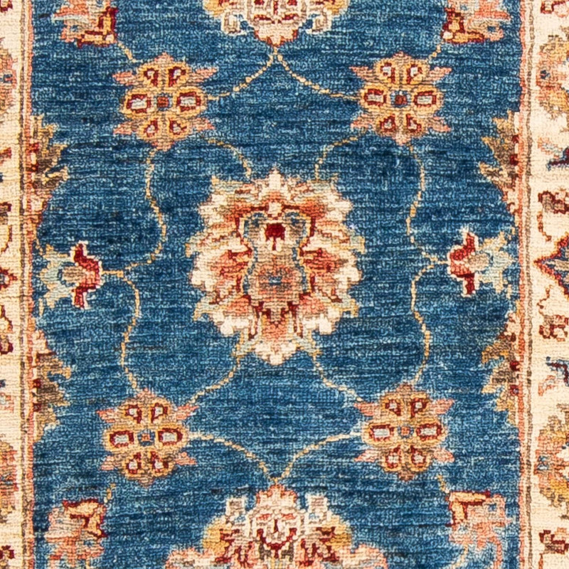 Tapis de couloir Tapis Ziegler - 184 x 64 cm - bleu foncé