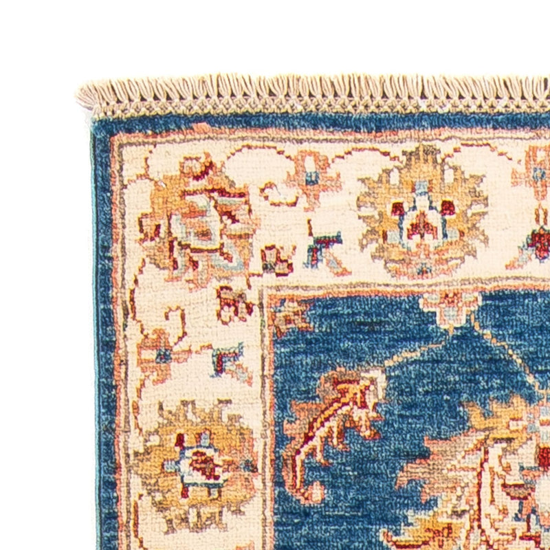 Tapis de couloir Tapis Ziegler - 184 x 64 cm - bleu foncé