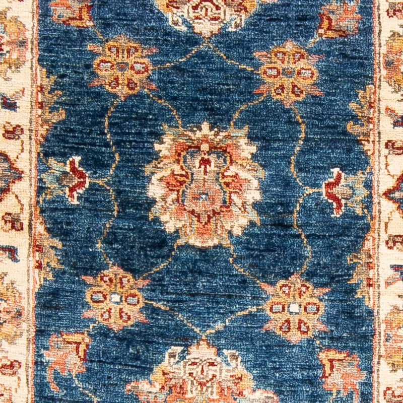 Tapis de couloir Tapis Ziegler - 186 x 63 cm - bleu foncé