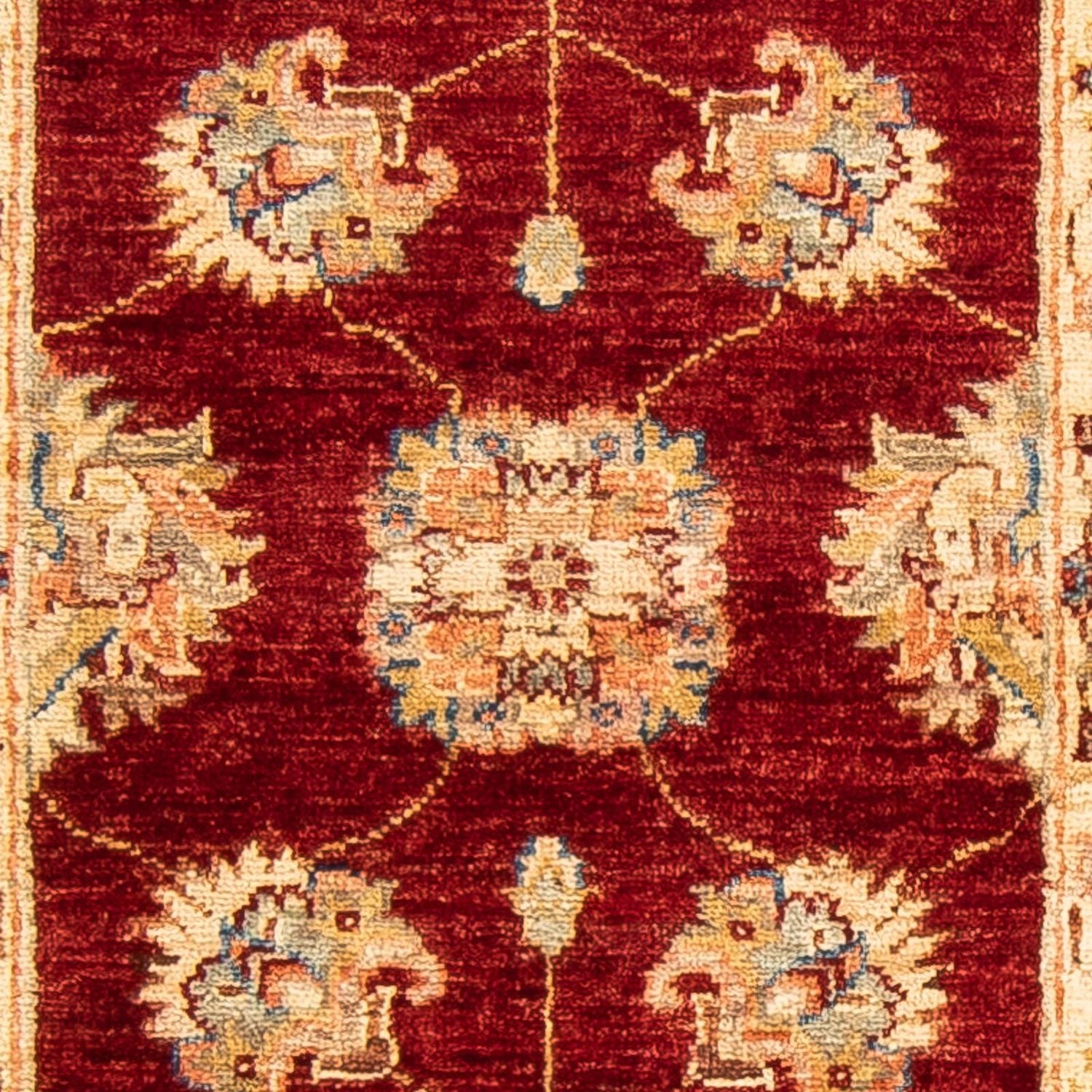 Tapis de couloir Tapis Ziegler - 182 x 62 cm - rouge foncé