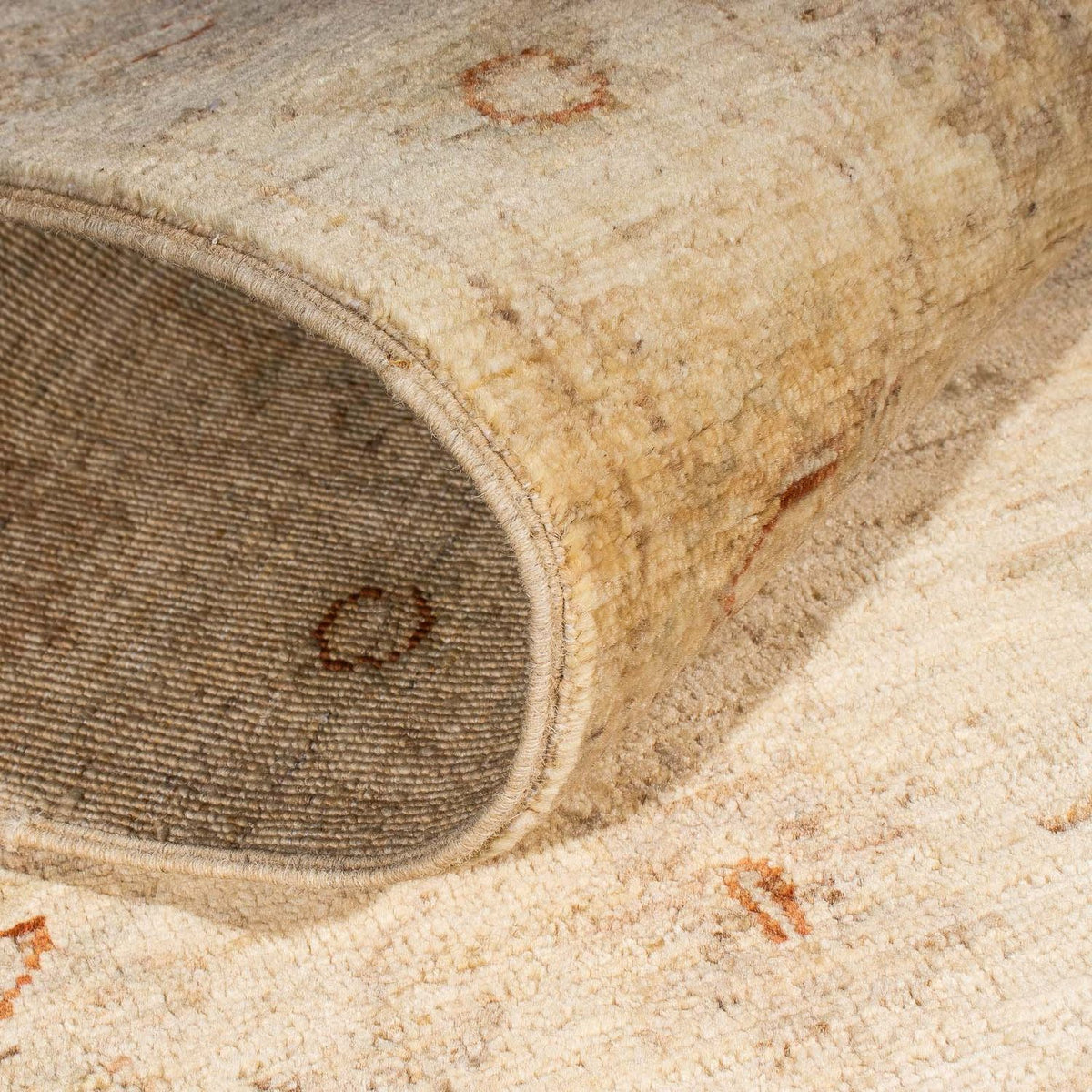 Tapis de couloir Tapis Ziegler - 244 x 76 cm - beige clair