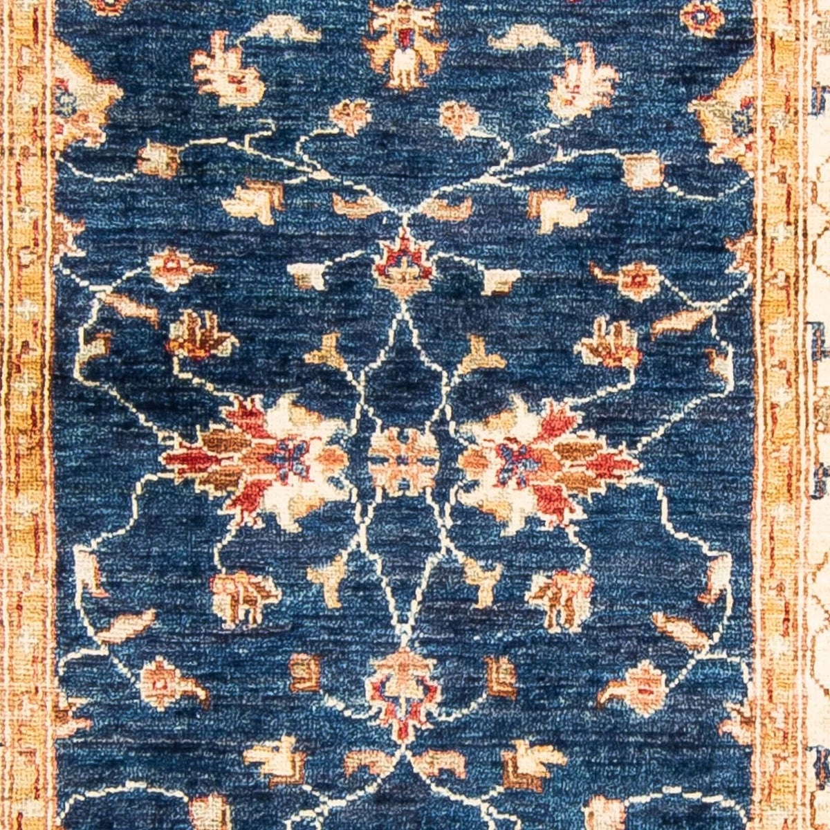 Tapis de couloir Tapis Ziegler - 273 x 85 cm - bleu foncé