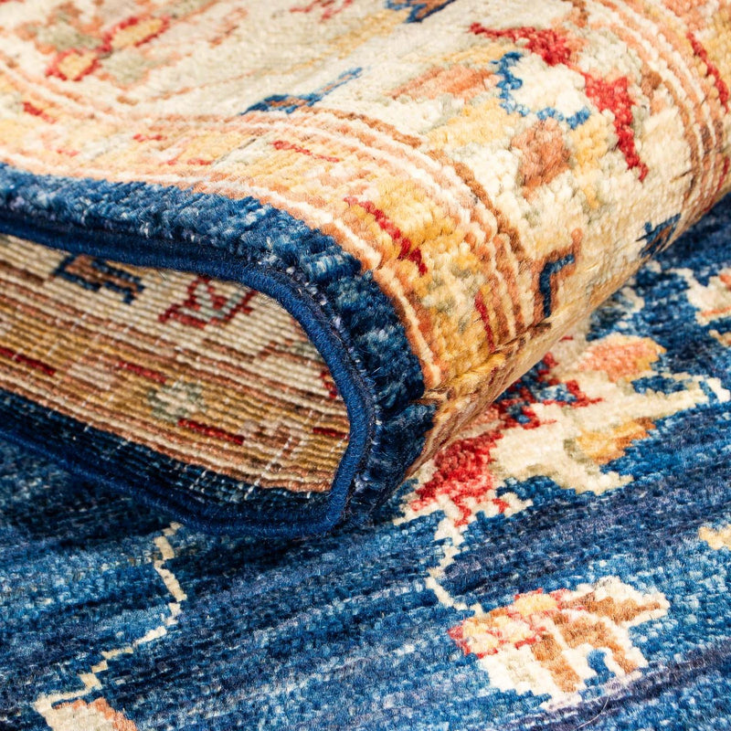 Tapis de couloir Tapis Ziegler - 273 x 85 cm - bleu foncé