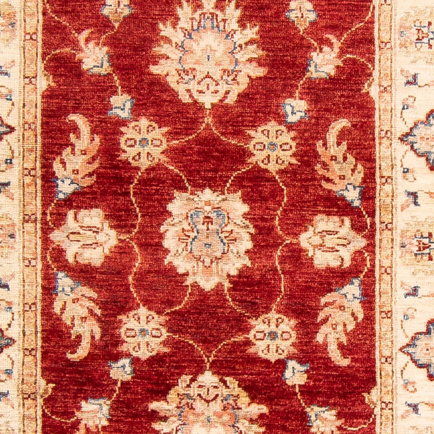 Tapis de couloir Tapis Ziegler - 264 x 85 cm - rouge foncé