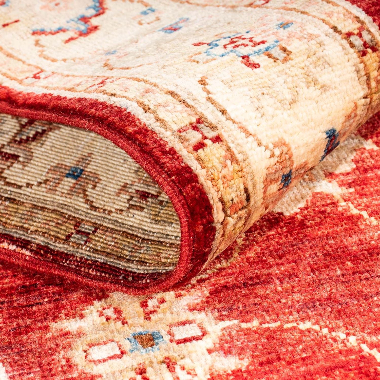 Tapis de couloir Tapis Ziegler - 264 x 85 cm - rouge foncé