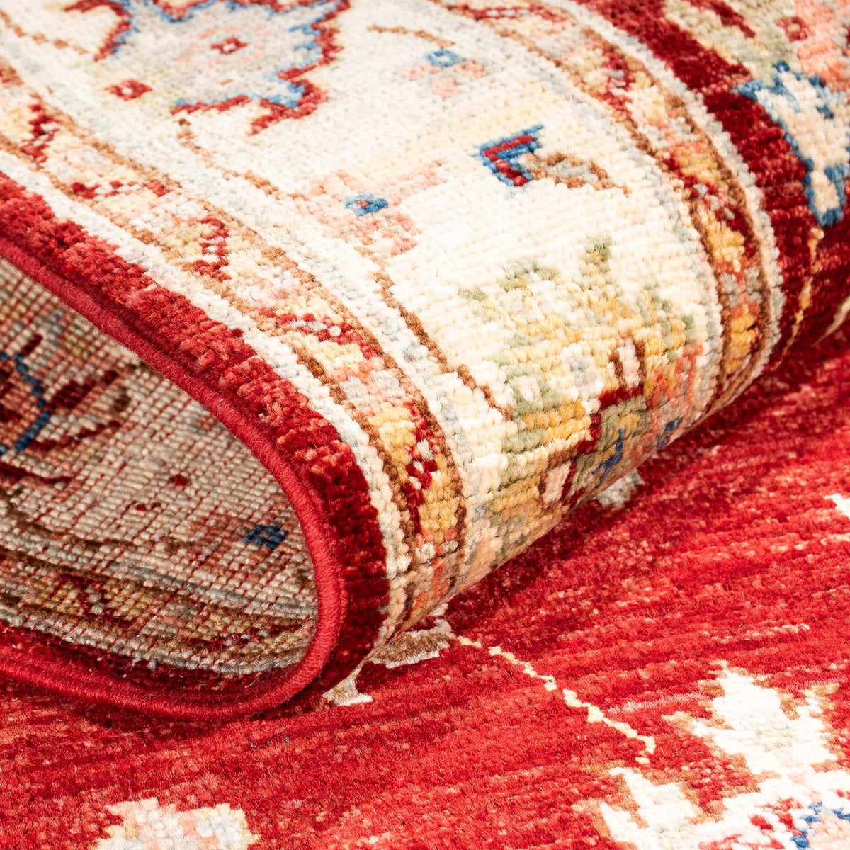 Tapis de couloir Tapis Ziegler - 311 x 83 cm - rouge foncé