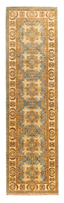 Tapis de couloir Tapis Ziegler - Ariana - 298 x 89 cm - bleu clair