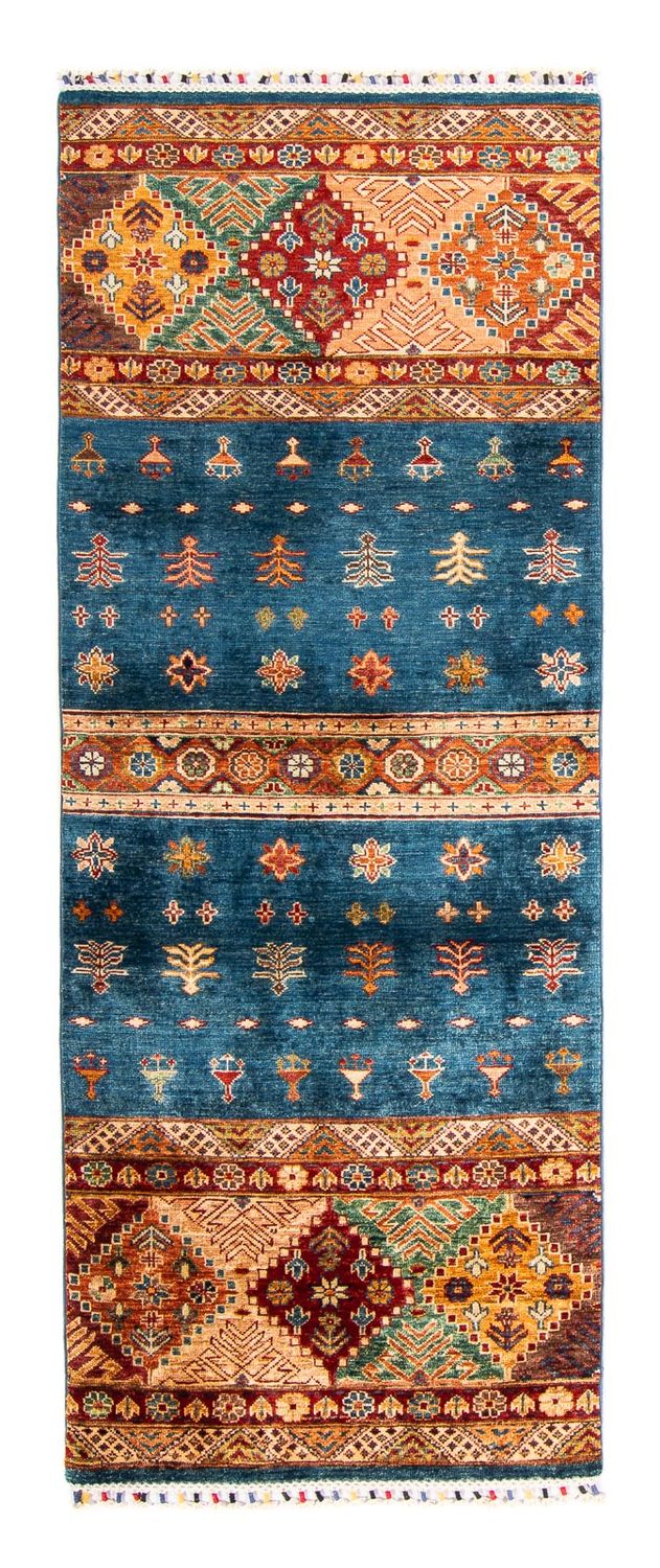 Tapis de couloir Tapis Ziegler - Shal - 210 x 76 cm - bleu foncé