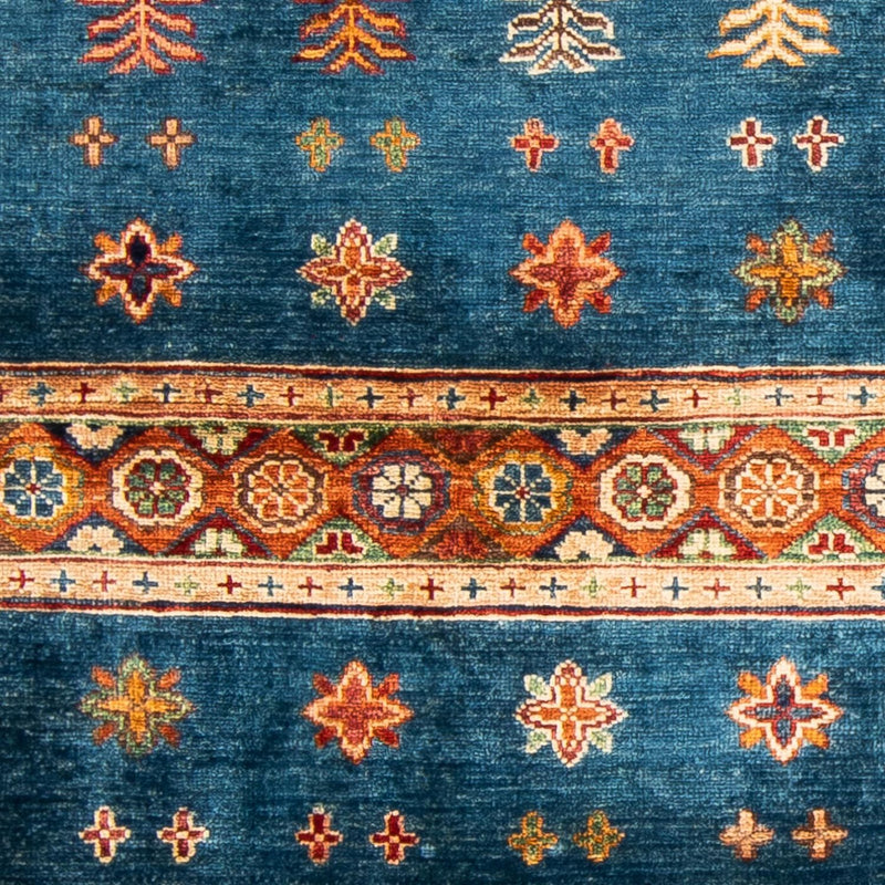 Tapis de couloir Tapis Ziegler - Shal - 210 x 76 cm - bleu foncé