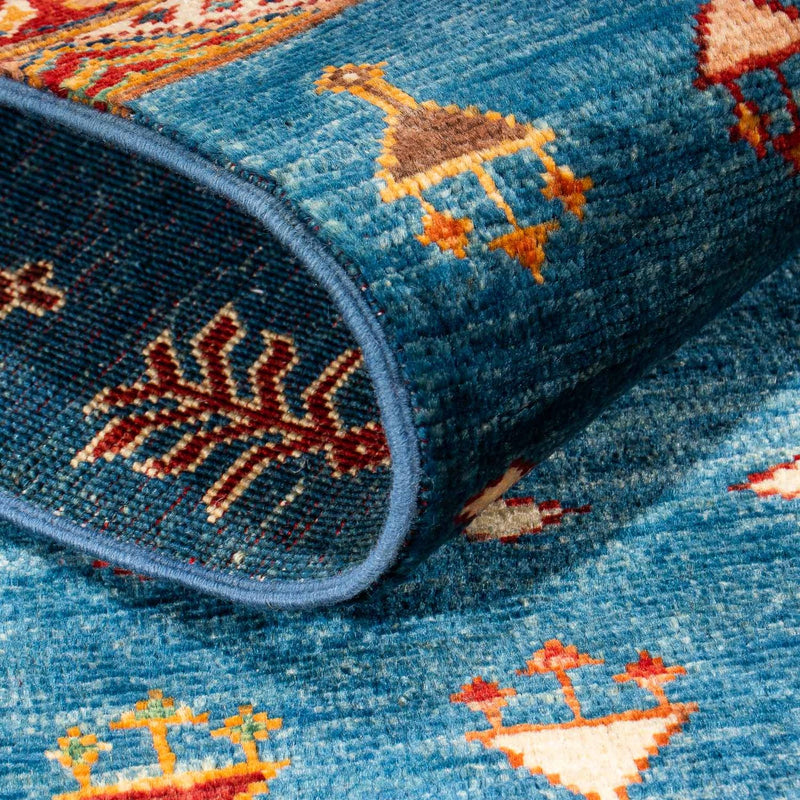 Tapis de couloir Tapis Ziegler - Shal - 210 x 76 cm - bleu foncé