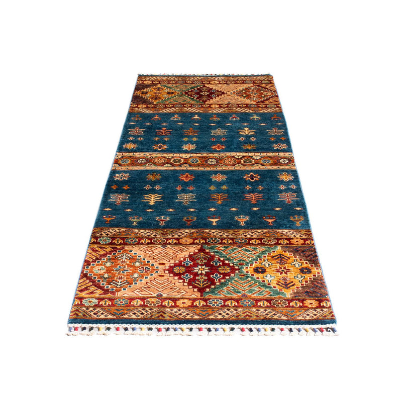 Tapis de couloir Tapis Ziegler - Shal - 210 x 76 cm - bleu foncé
